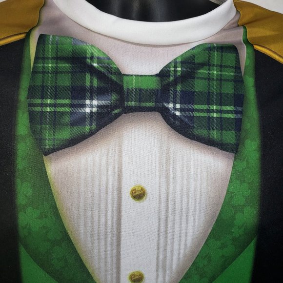 Novelty "luck of the Irish" 3D print long sleeve - Picture 6 of 6